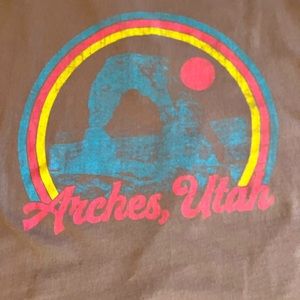 Brown Arches Utah Shirt
